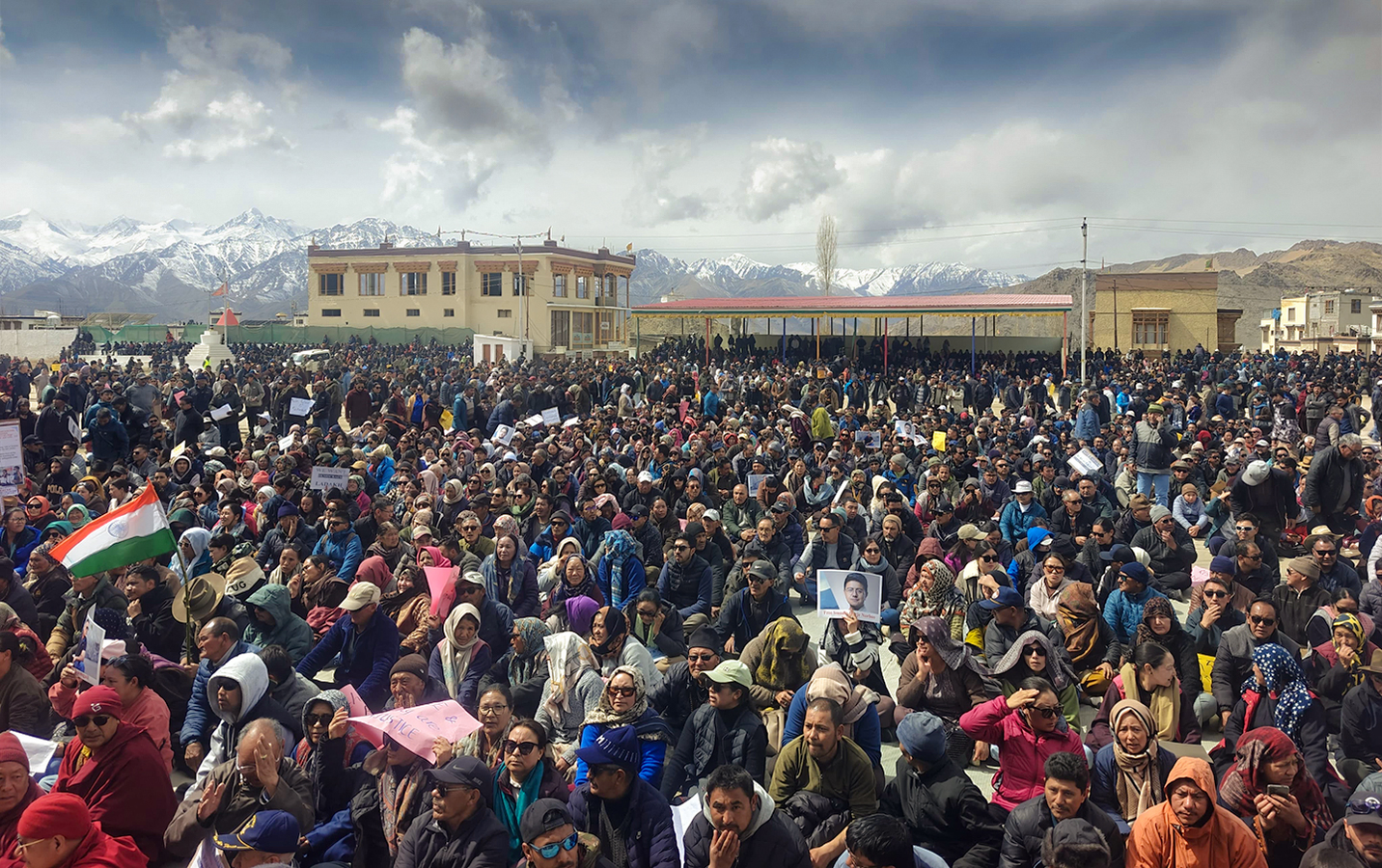 Leh Rally, Kargil Shutdown: Ladakh Agitation Intensifies.webp Leh Rally, Kargil Shutdown: Ladakh Agitation Intensifies.webp