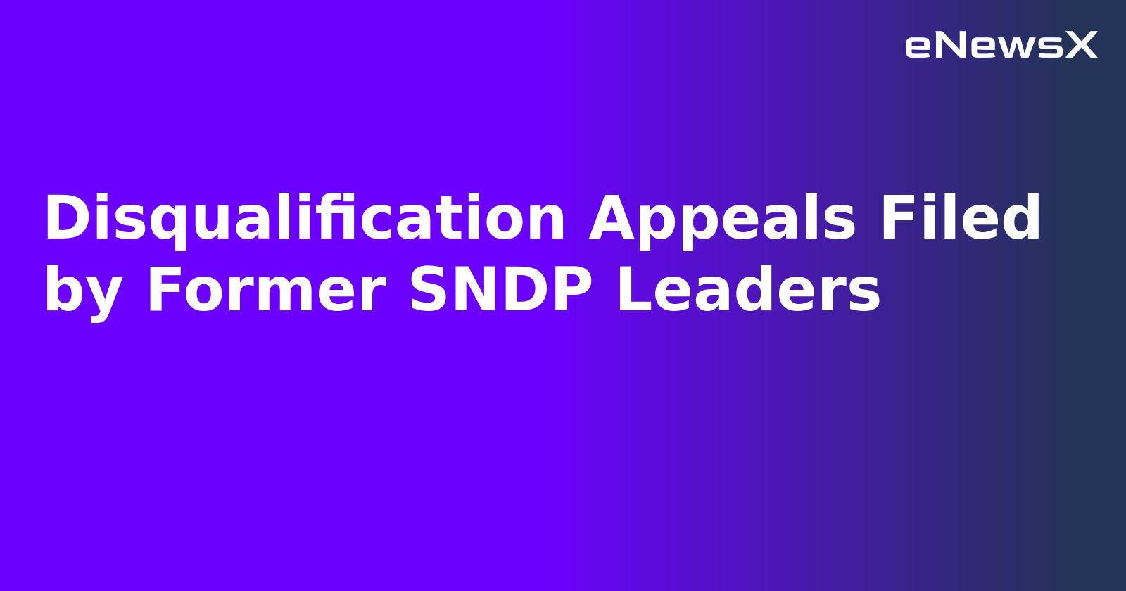 Disqualification Appeals Filed by Former SNDP Leaders.webp