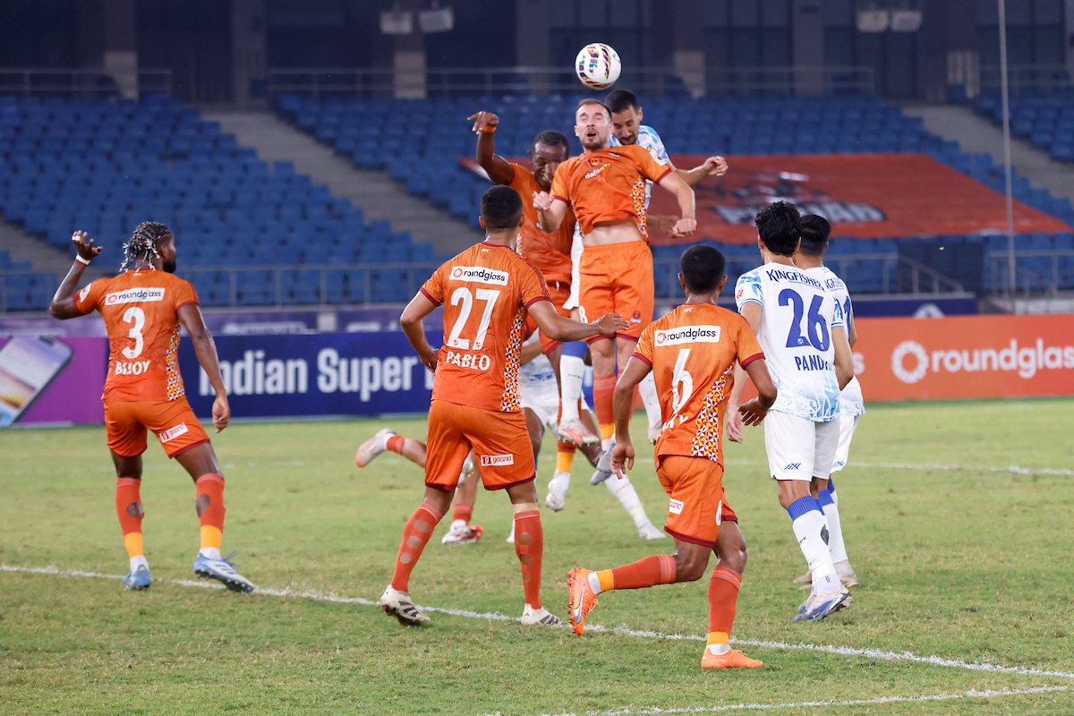 Nsungusi Jr. Goal and Red Card Highlight Punjab-FC Goa Draw