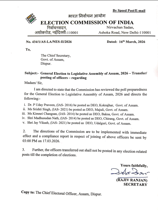 Preparation for 2026 Elections: ECI Shifts District Election Officers.webp