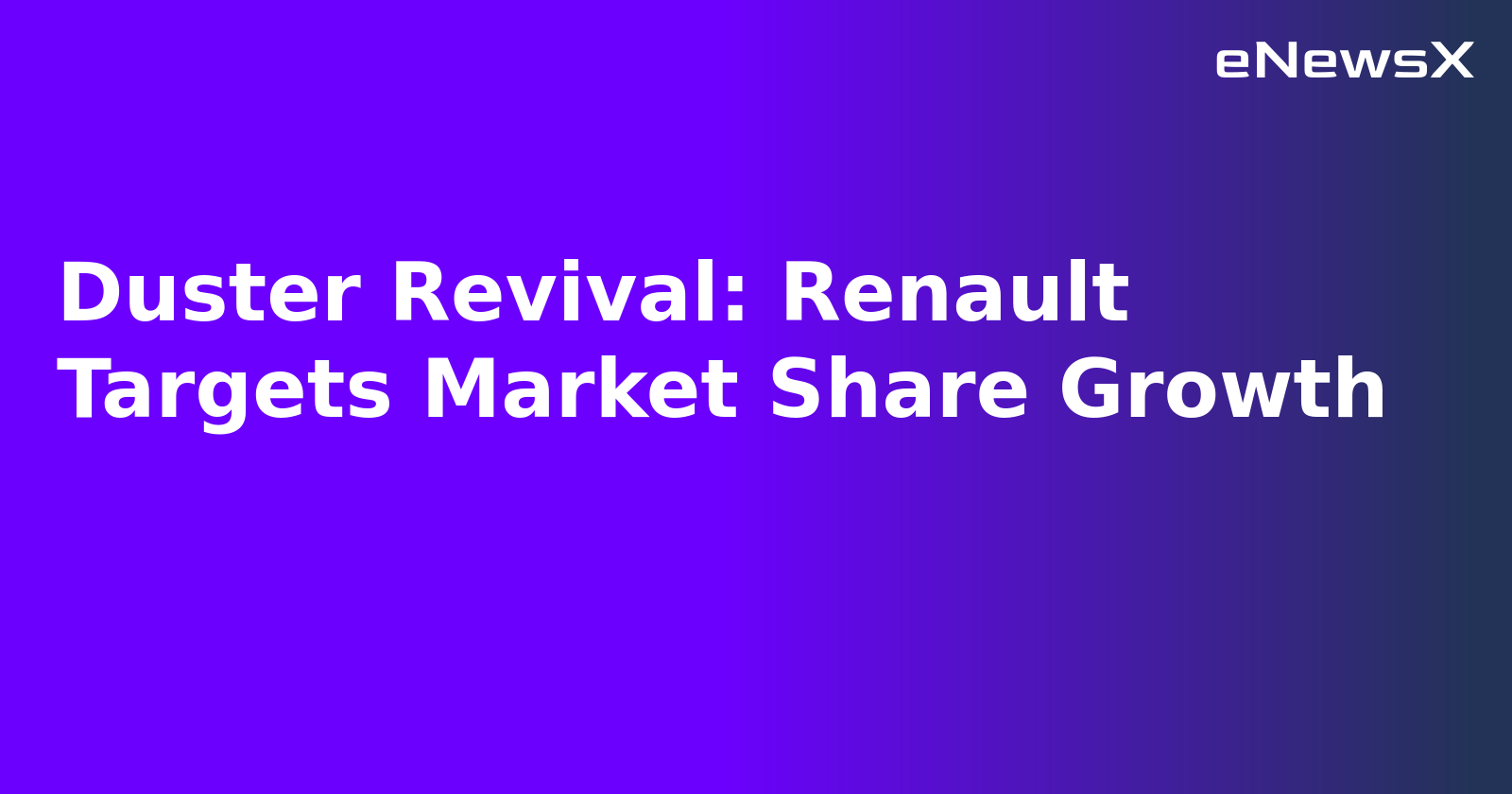 Duster Revival: Renault Targets Market Share Growth.webp