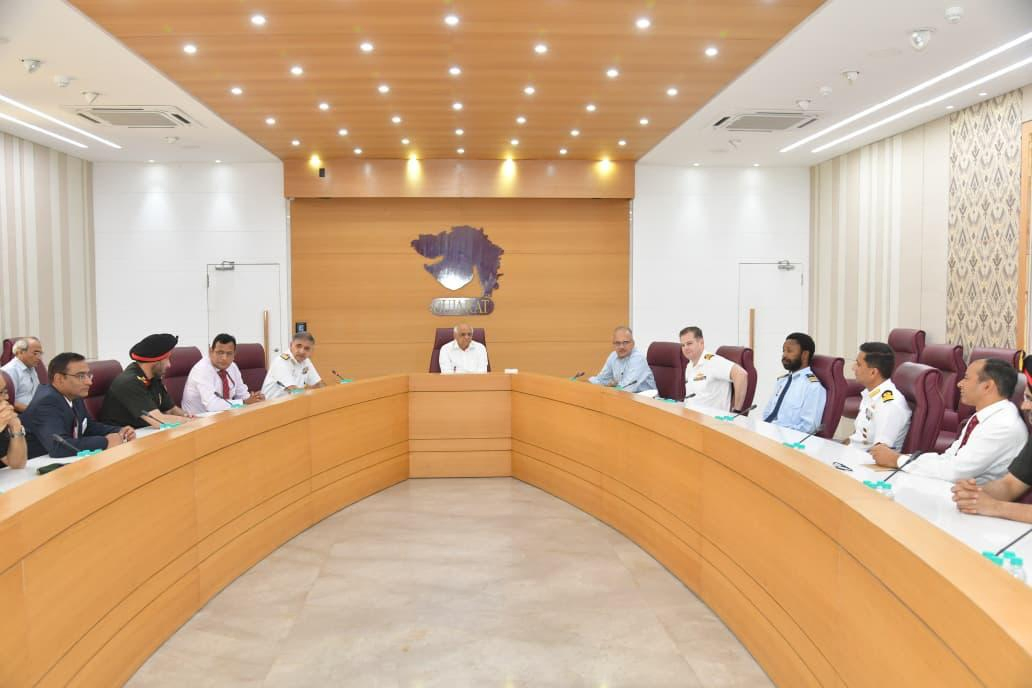 CM Patel Meets NDC Delegation to Examine Gujarat's Growth.webp