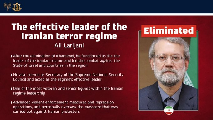 Larijani Assassination: Developments Following Israel's Announcement.webp