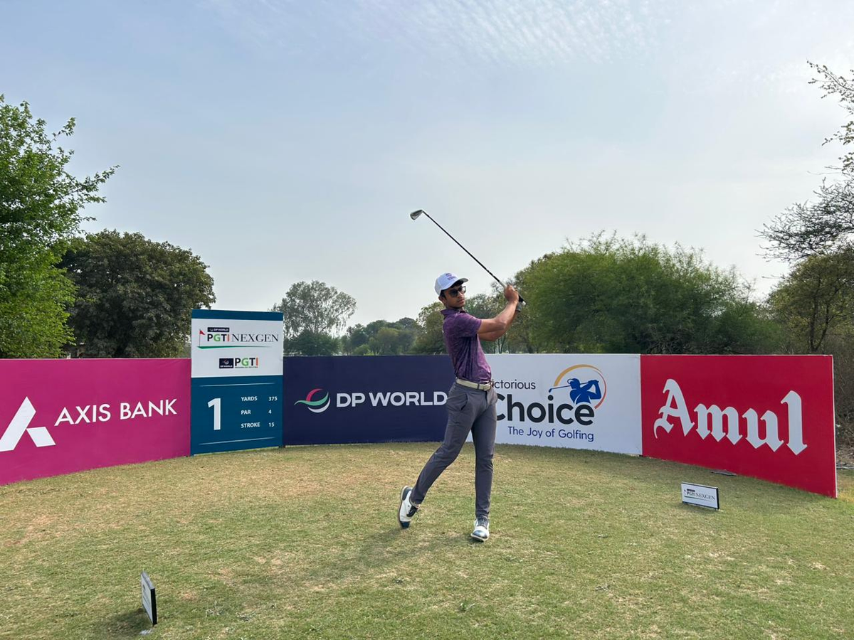 Aryav Shah Leads After Round One at Golden Greens.webp
