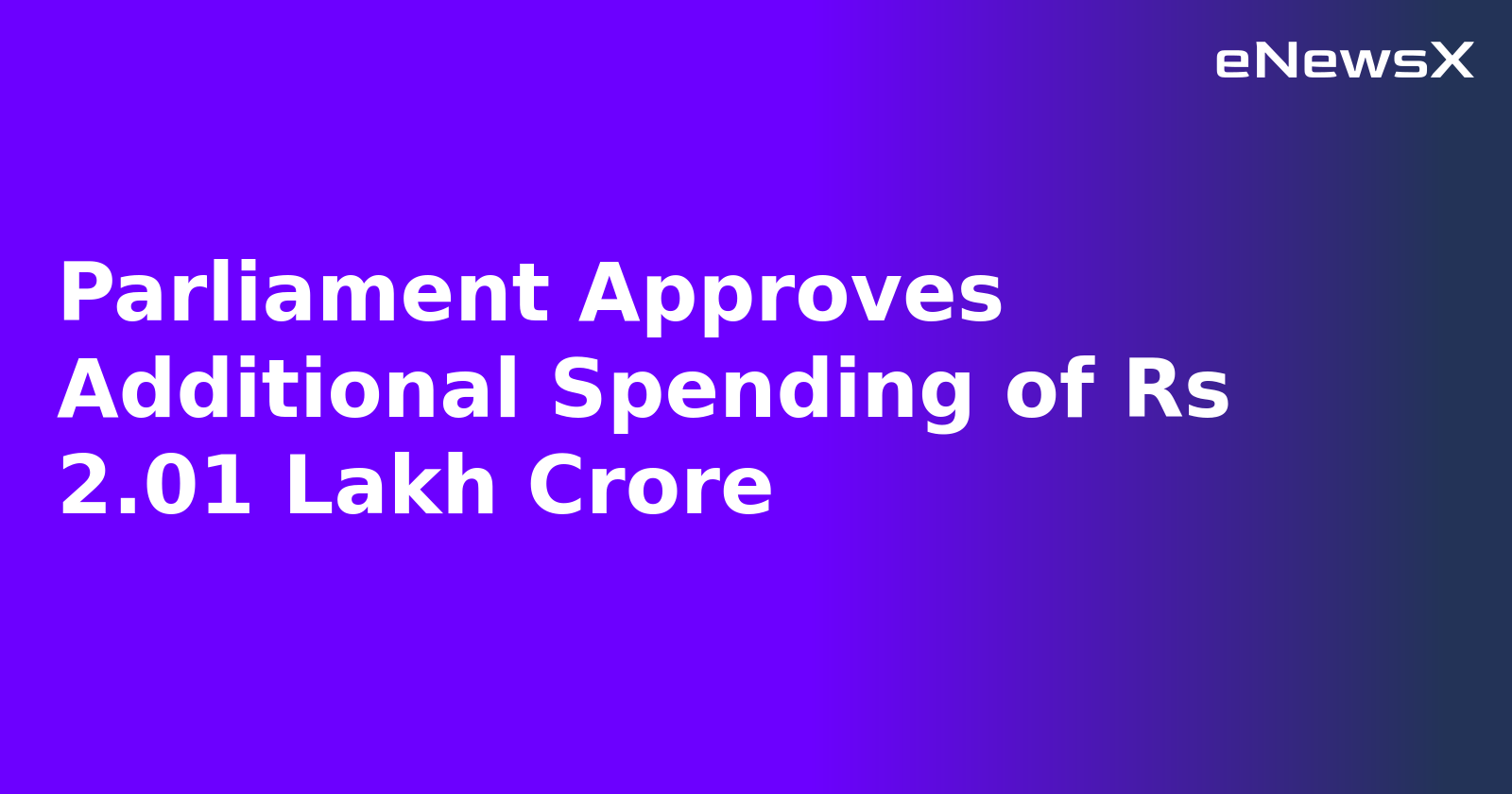 Parliament Approves Additional Spending of Rs 2.01 Lakh Crore.webp