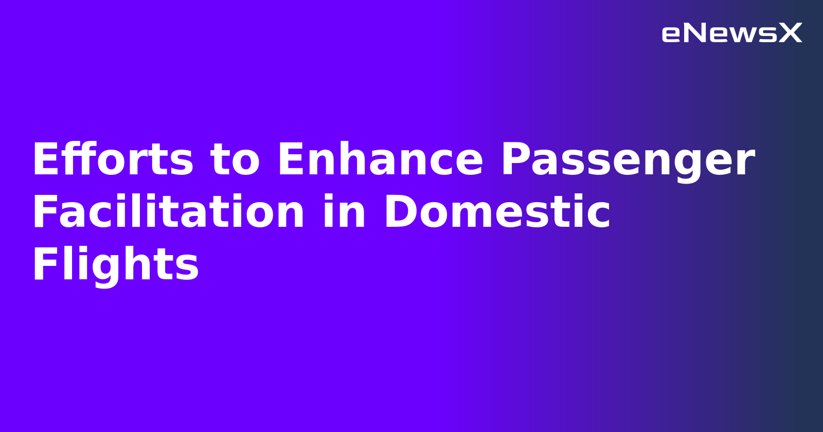 Efforts to Enhance Passenger Facilitation in Domestic Flights.webp