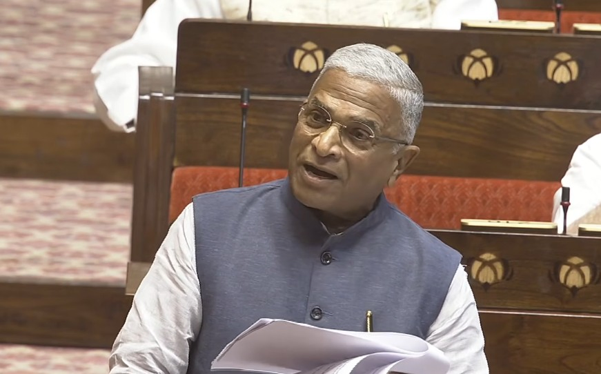 Farewell Proceedings in Rajya Sabha: Modi, Kharge, and Harivansh.webp