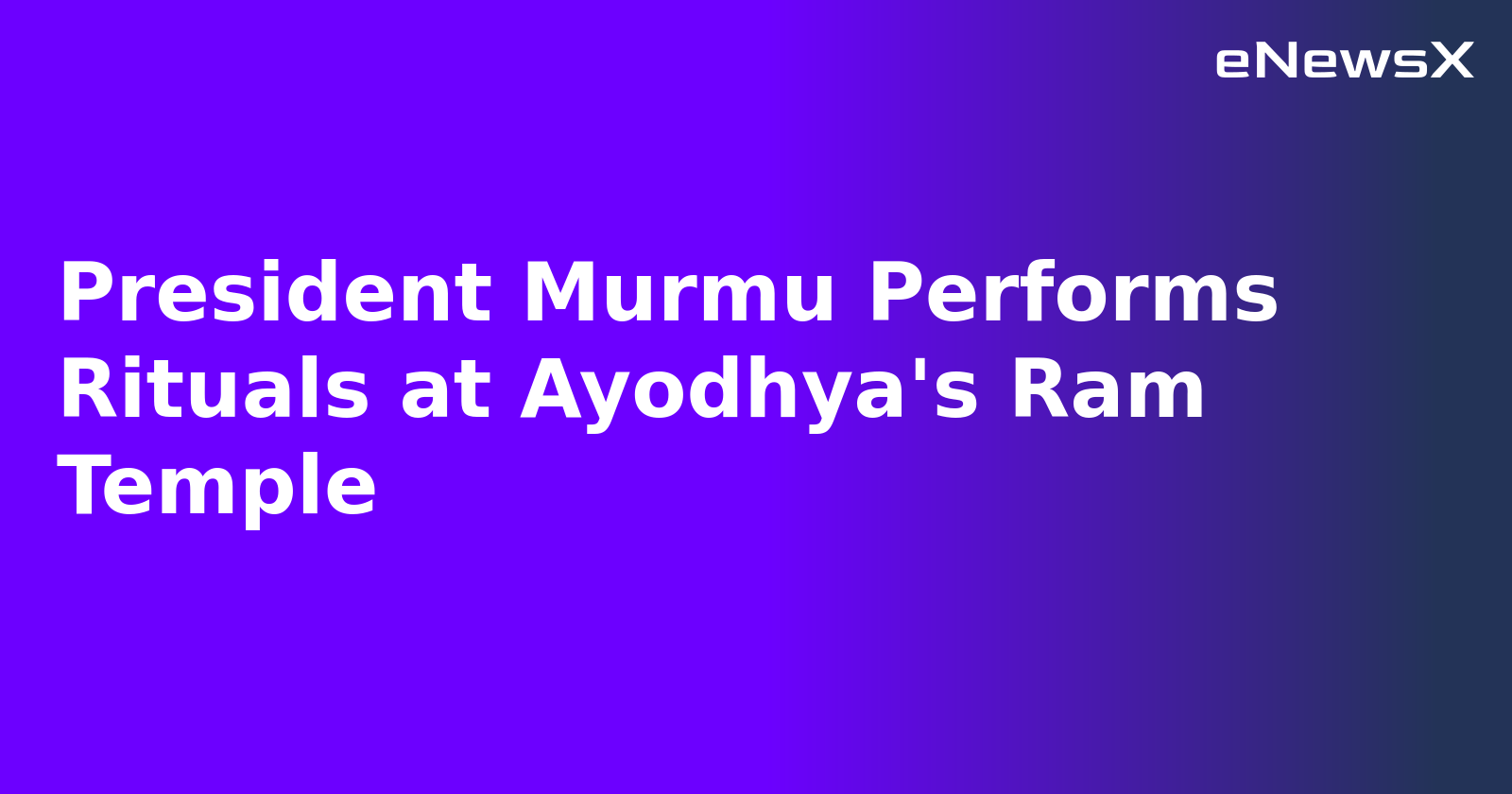 President Murmu Performs Rituals at Ayodhya's Ram Temple.webp