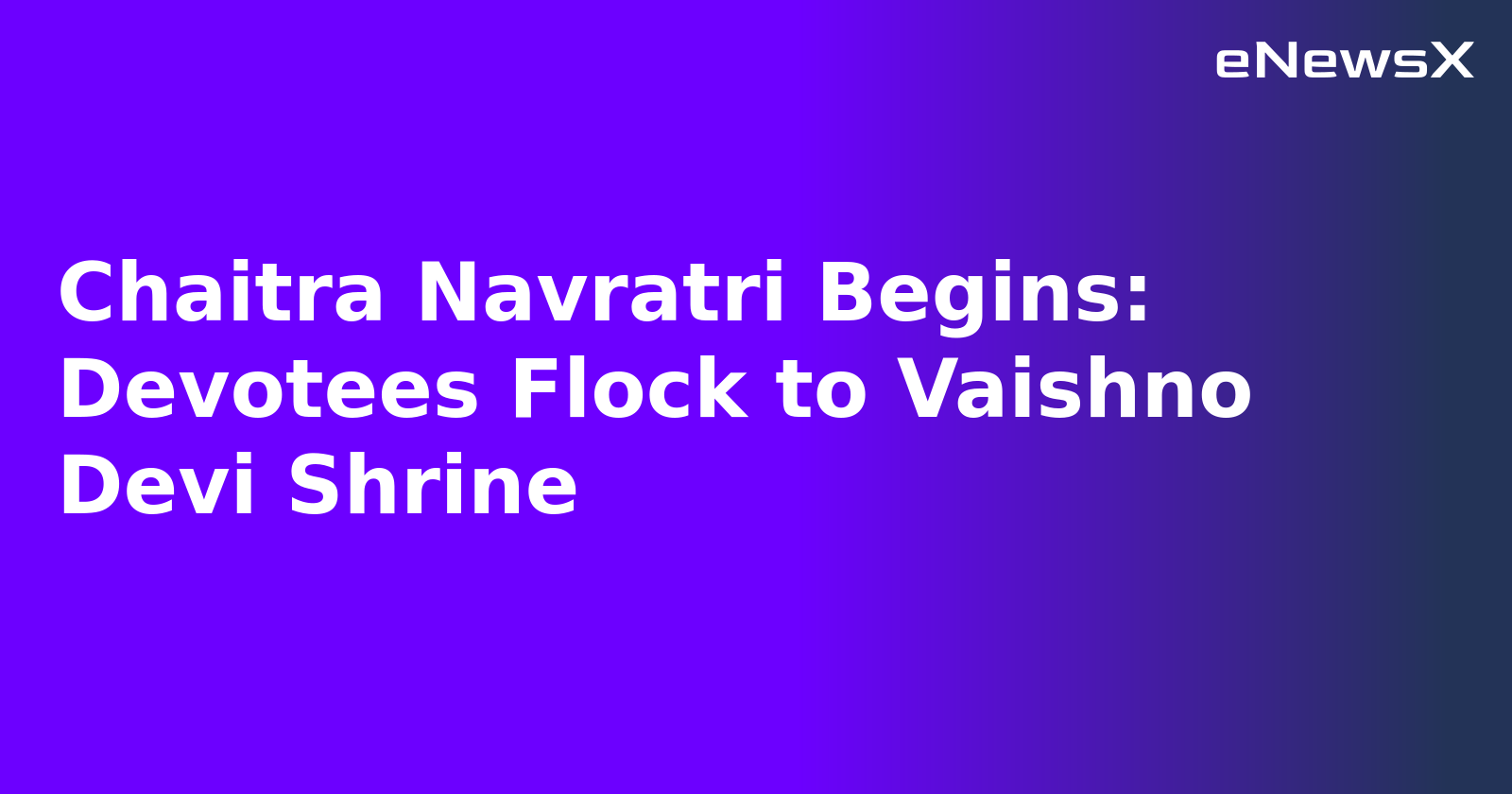 Chaitra Navratri Begins: Devotees Flock to Vaishno Devi Shrine.webp