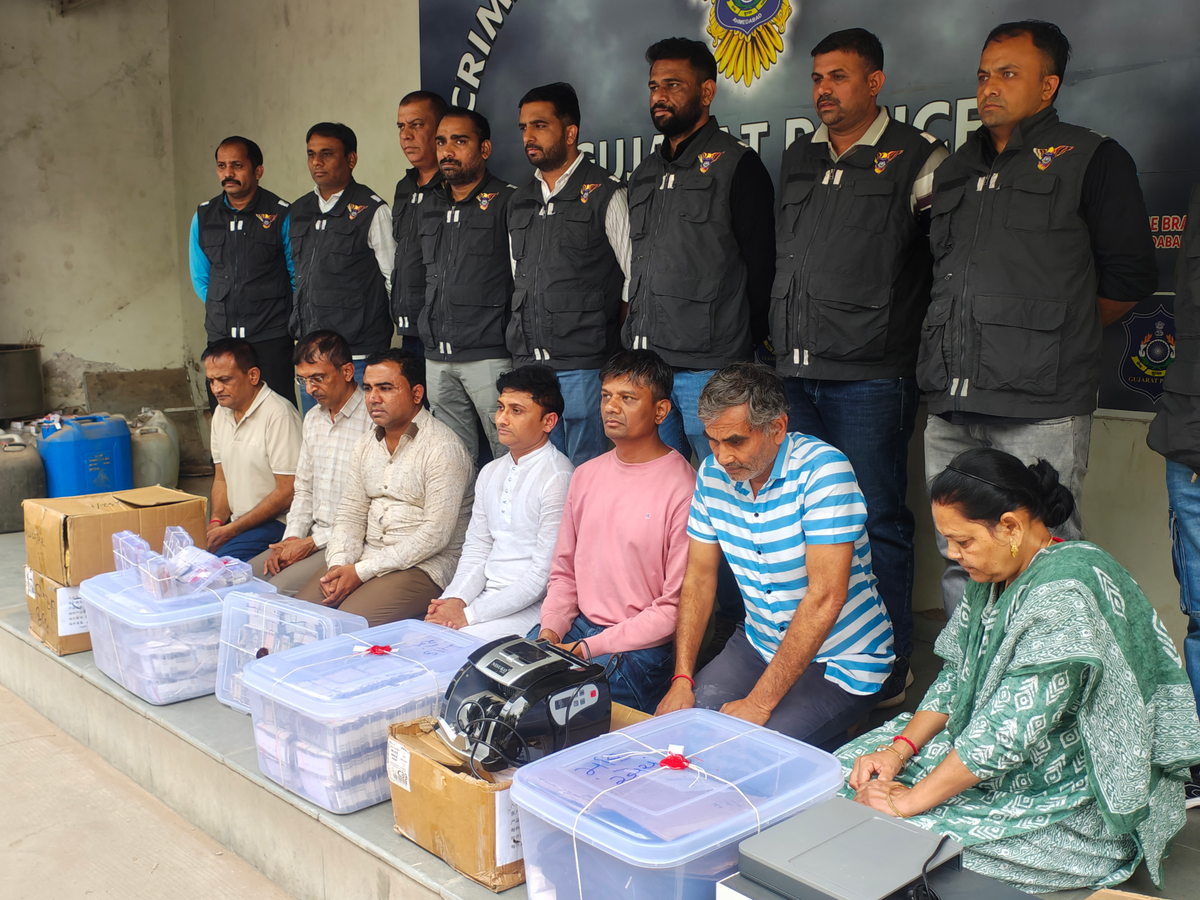 Fake Currency Racket Busted in Ahmedabad: Yoga Guru Among Arrested.webp