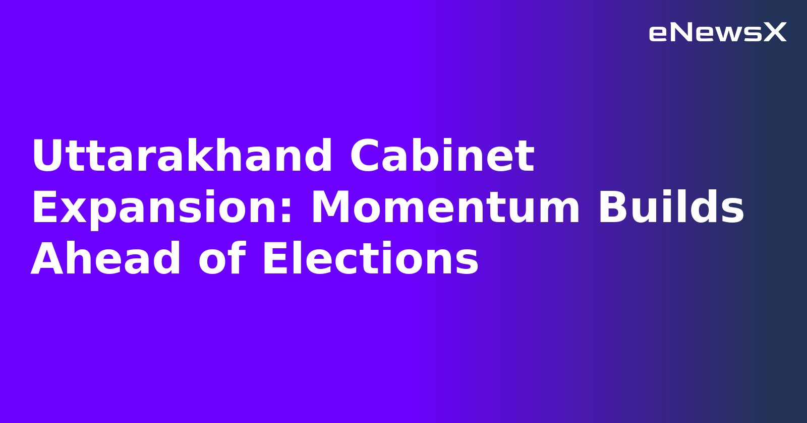 Uttarakhand Cabinet Expansion: Momentum Builds Ahead of Elections.webp