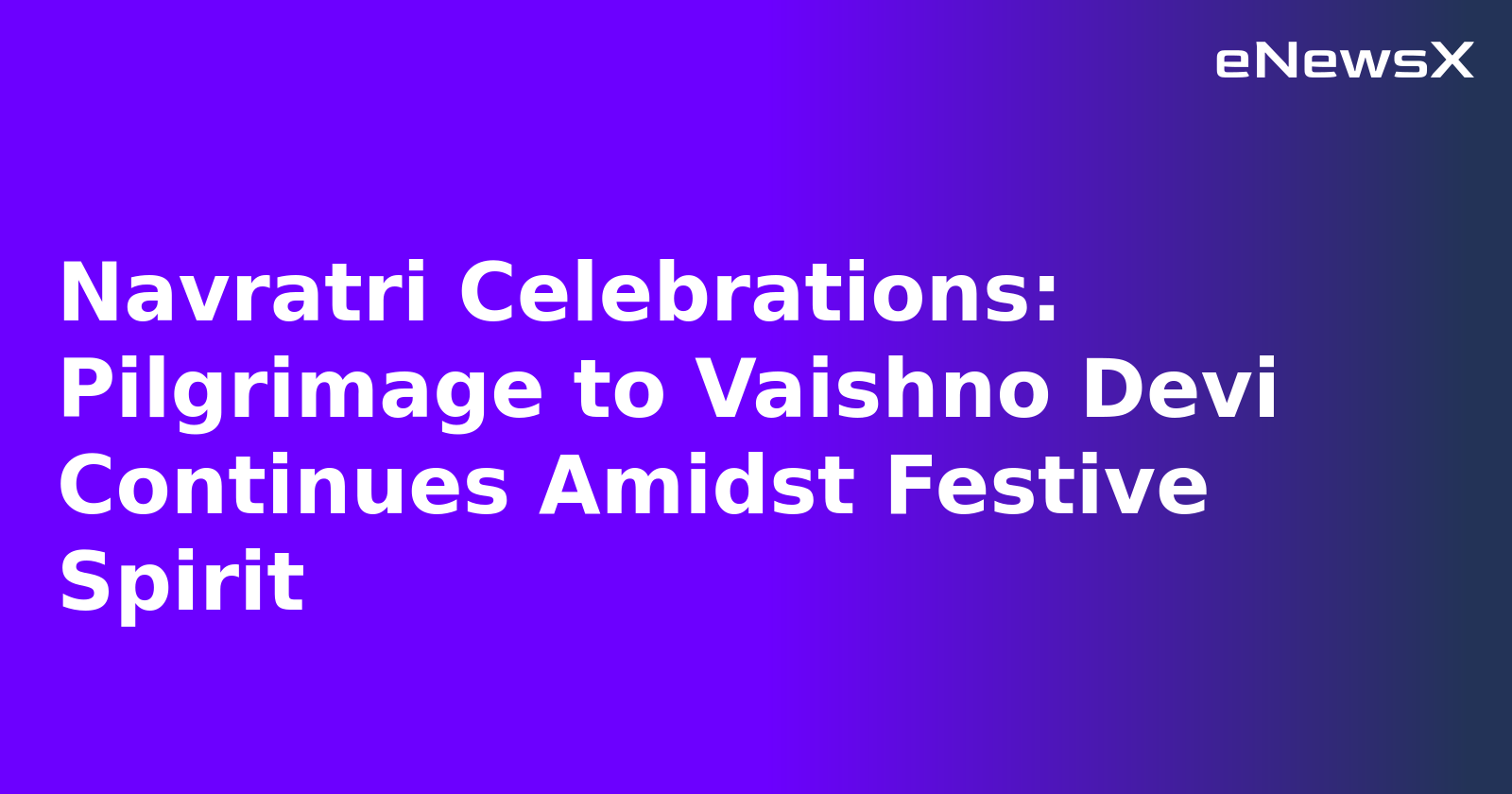 Navratri Celebrations: Pilgrimage to Vaishno Devi Continues Amidst Festive Spirit.webp