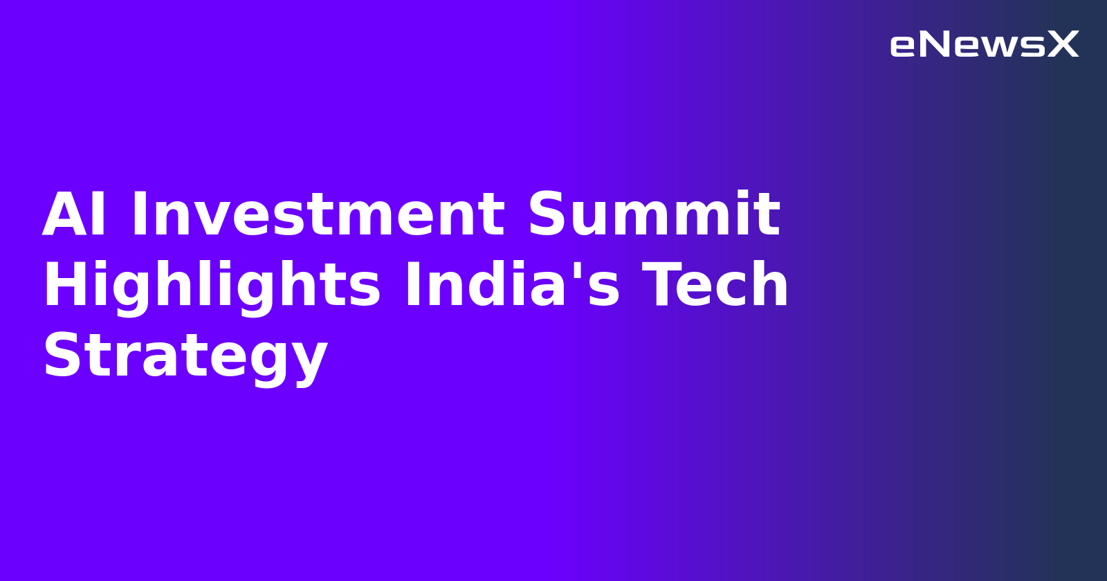 AI Investment Summit Highlights India's Tech Strategy.webp