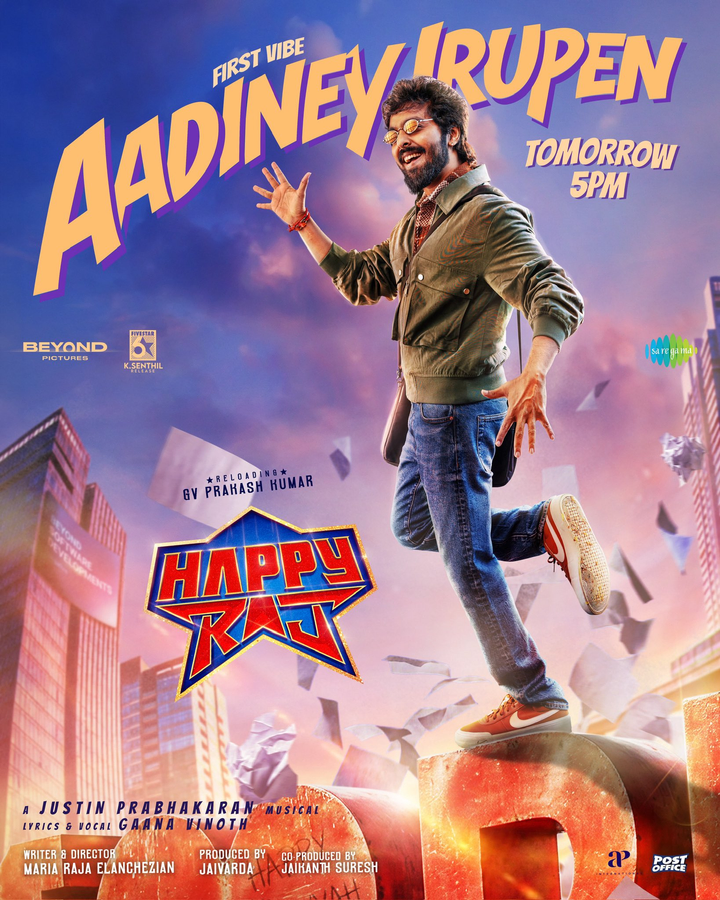 "Aadhiney Irupen" Released from 'Happy Raj' – G. V. Prakash Kumar.webp