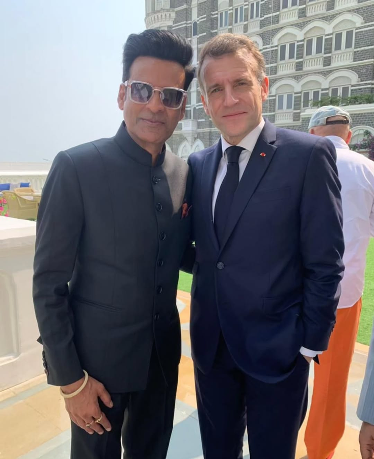 Actor Manoj Bajpayee Shares Conversation with French President Macron.webp