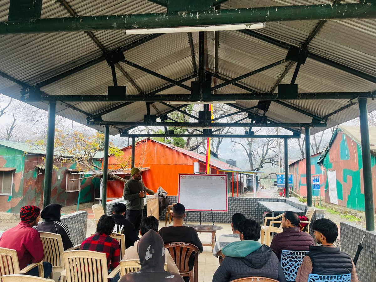 Health Awareness Lecture Held by Indian Army in Jammu Region.webp