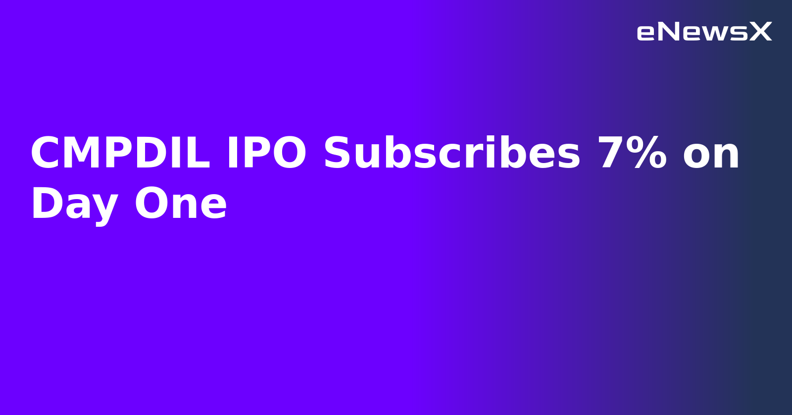 CMPDIL IPO Subscribes 7% on Day One.webp CMPDIL IPO Subscribes 7% on Day One.webp