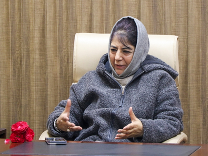 Mehbooba Mufti Greets People on Eid, Calls for Iranian Aid.webp