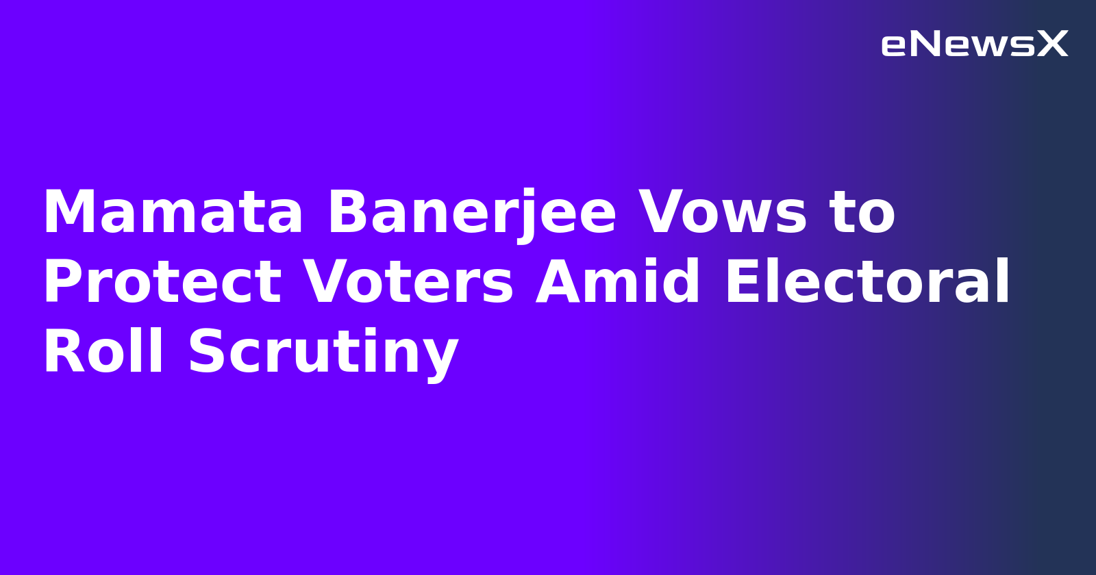 Mamata Banerjee Vows to Protect Voters Amid Electoral Roll Scrutiny.webp