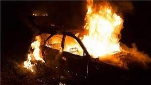 Woman Dies in Car Fire on Madhya Pradesh Highway.webp