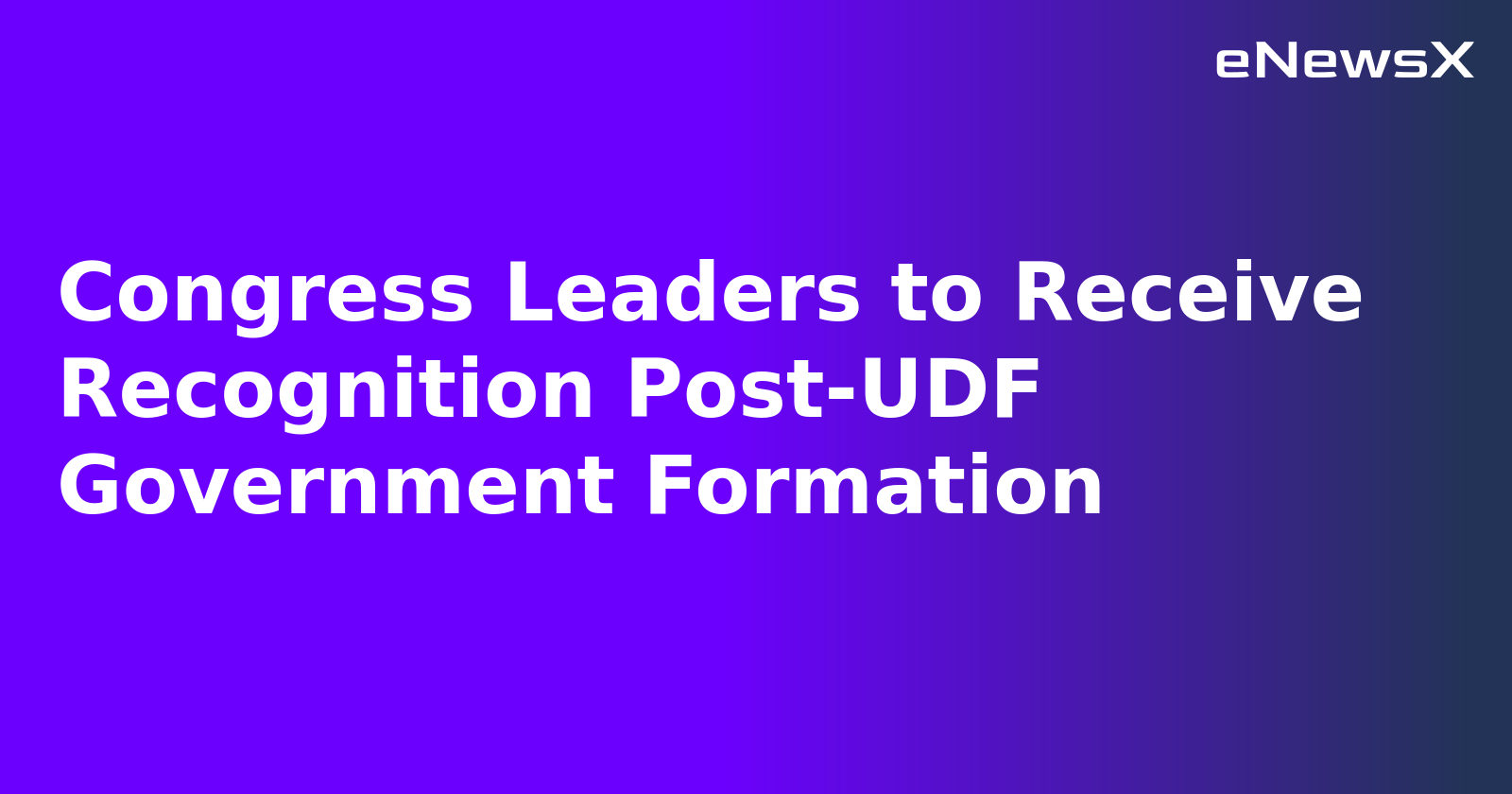 Congress Leaders to Receive Recognition Post-UDF Government Formation.webp Congress Leaders to Receive Recognition Post-UDF Government Formation.webp