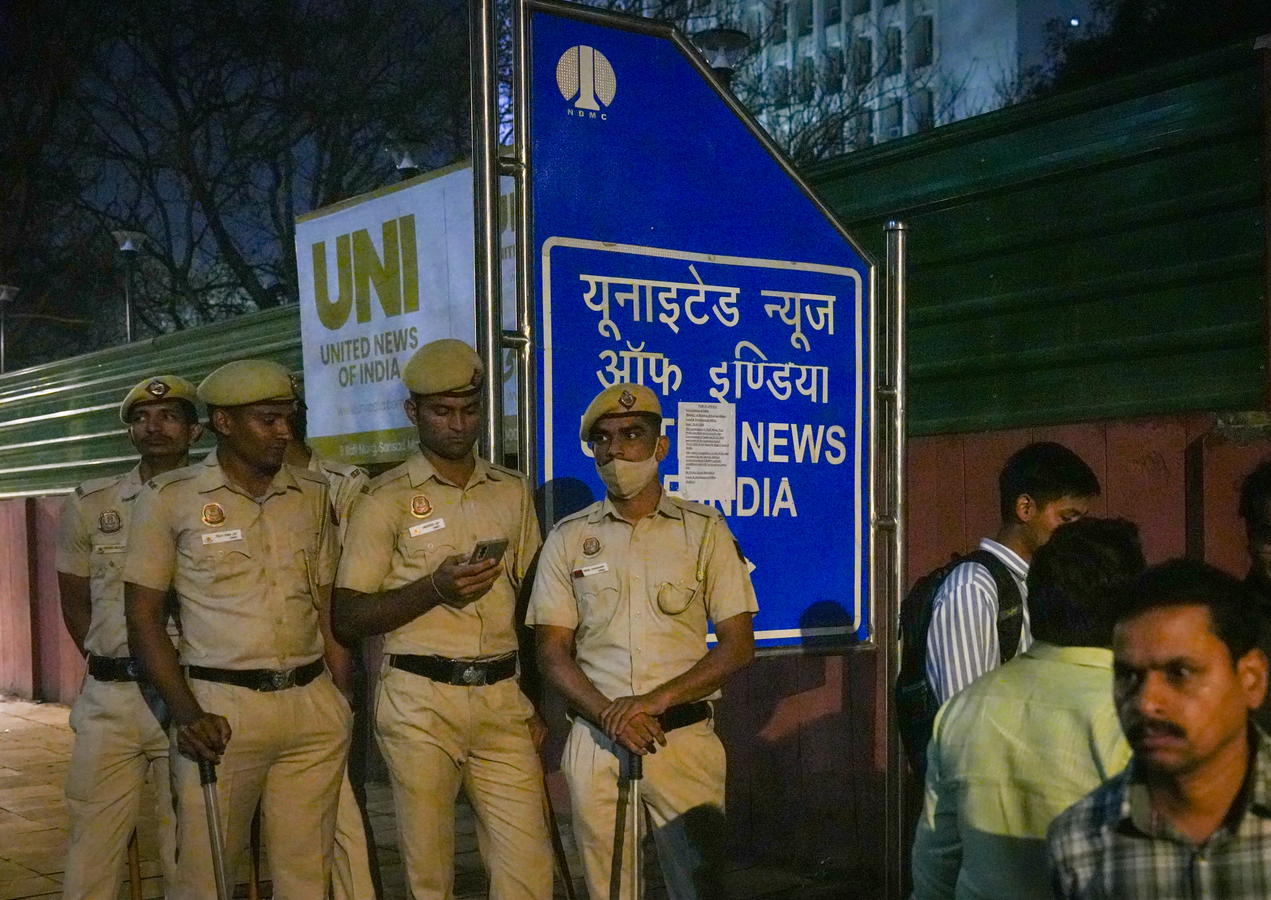 Delhi Authorities Criticized for Handling of Journalists at UNI.webp