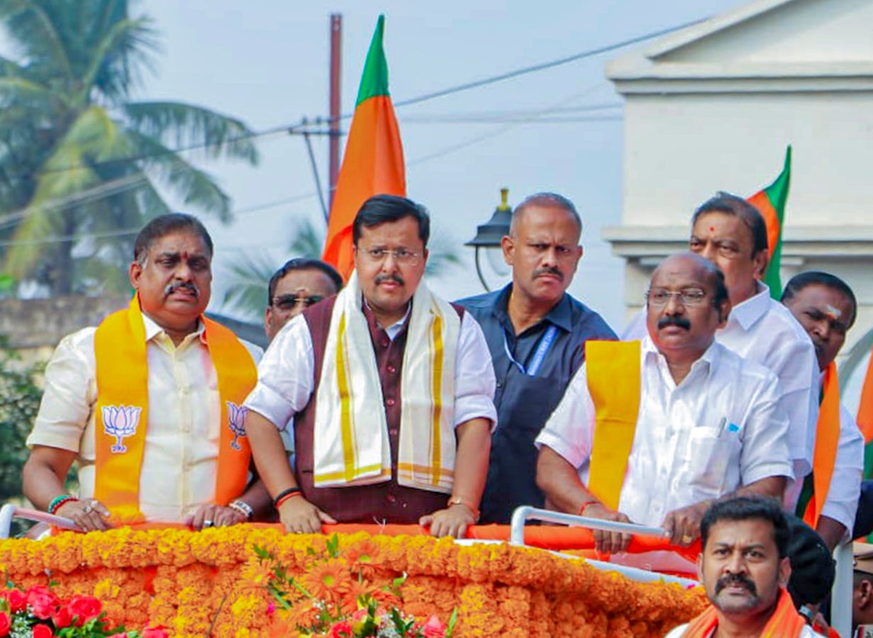 BJP Announces Candidates for Puducherry Assembly Polls.webp