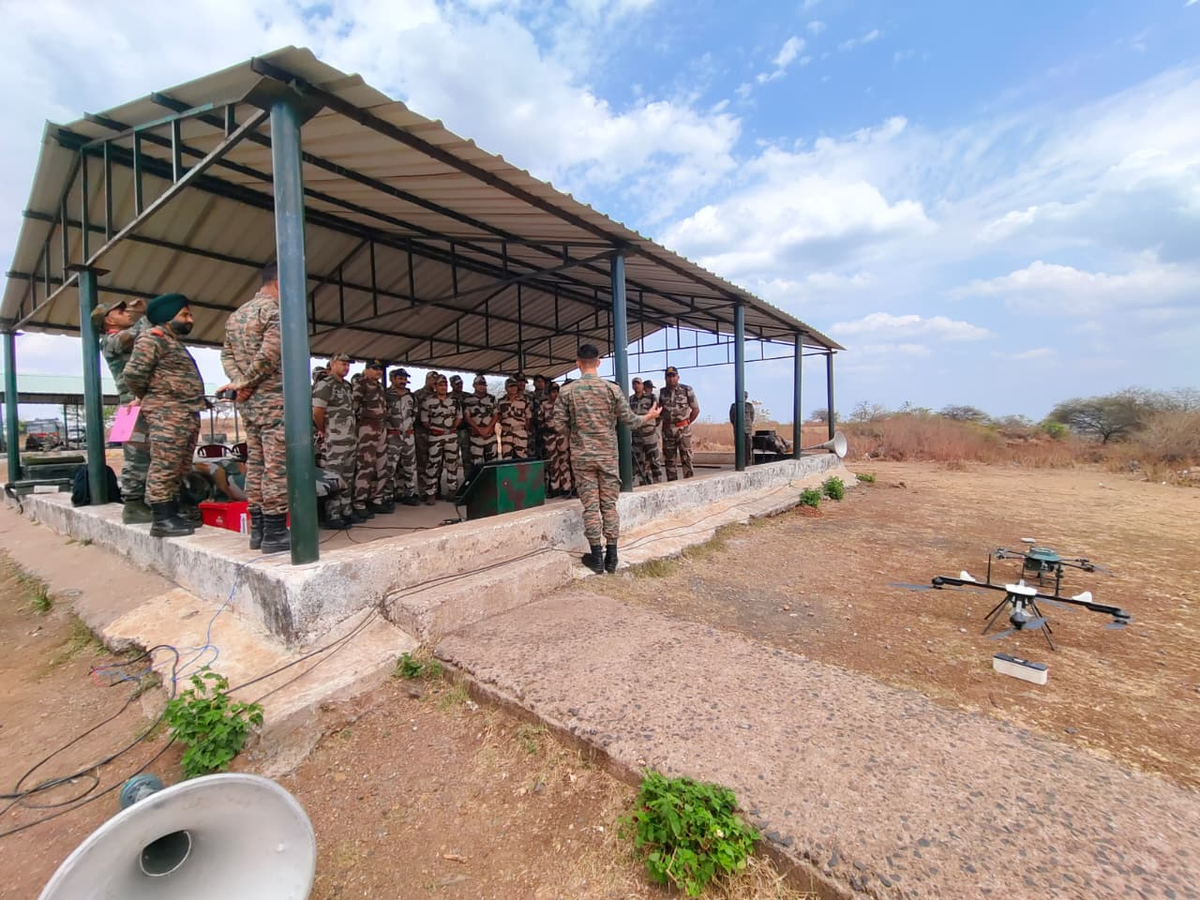 CISF & Army Collaborate on Drone Operations Training.webp