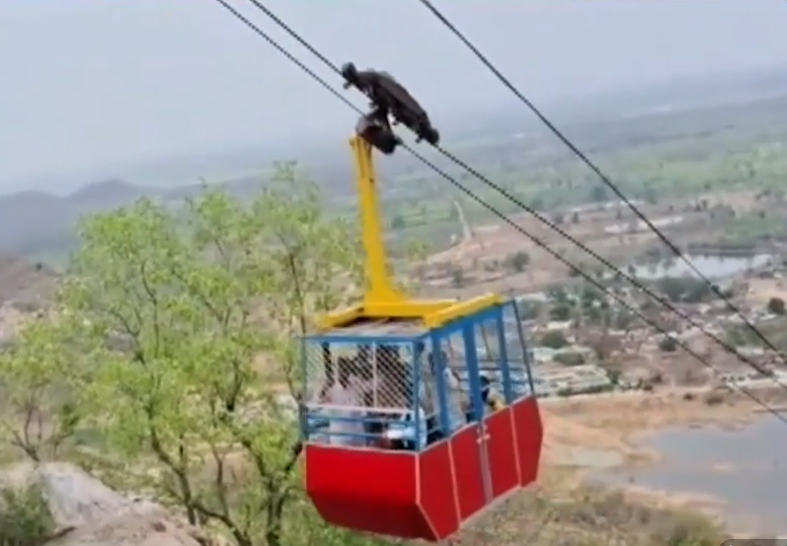 Ropeway Snaps at Khallari Temple, Injuring Six.webp