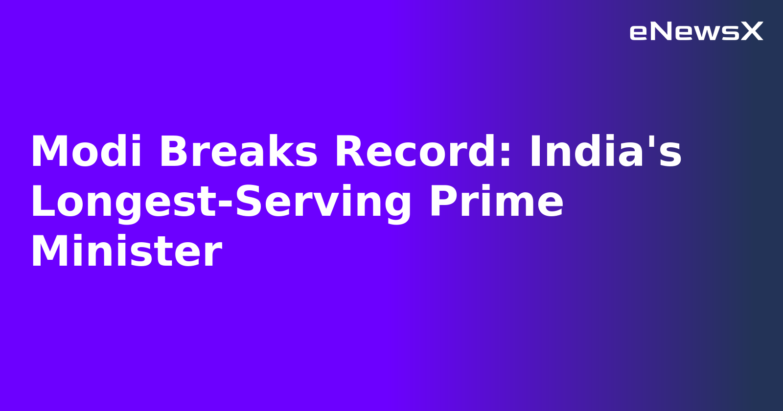 Modi Breaks Record: India's Longest-Serving Prime Minister.webp