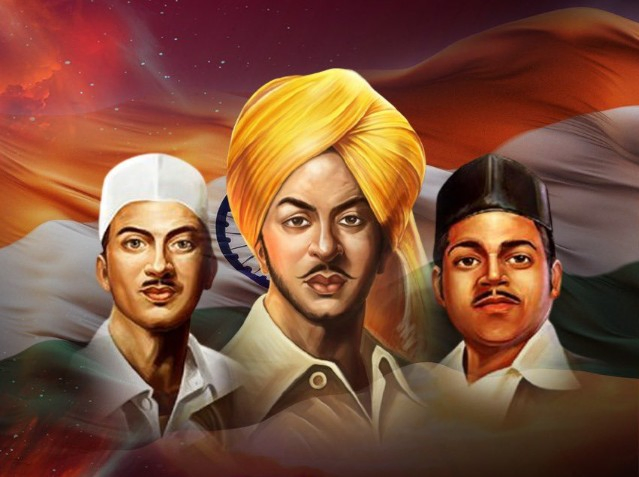 Gandhi, Kharge Honor Bhagat Singh, Sukhdev, Rajguru on Shaheedi Diwas