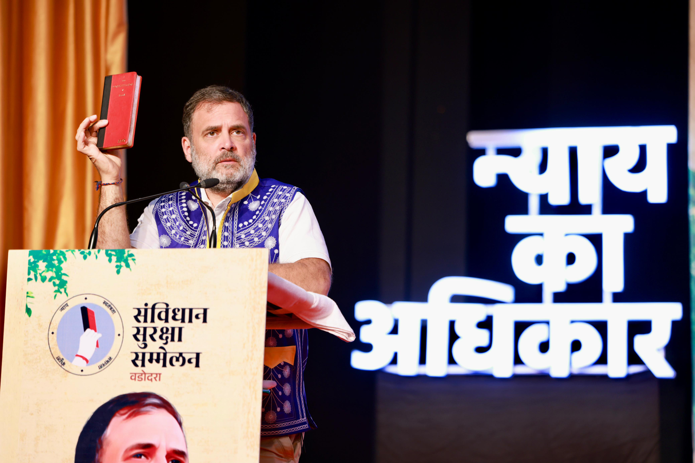 Gandhi Accuses Gujarat Government of Eroding Tribal Rights