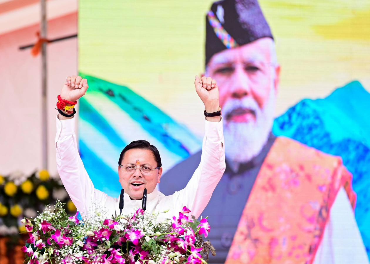 PM Modi Praises Uttarakhand's Progress Under Dhami's Leadership.webp