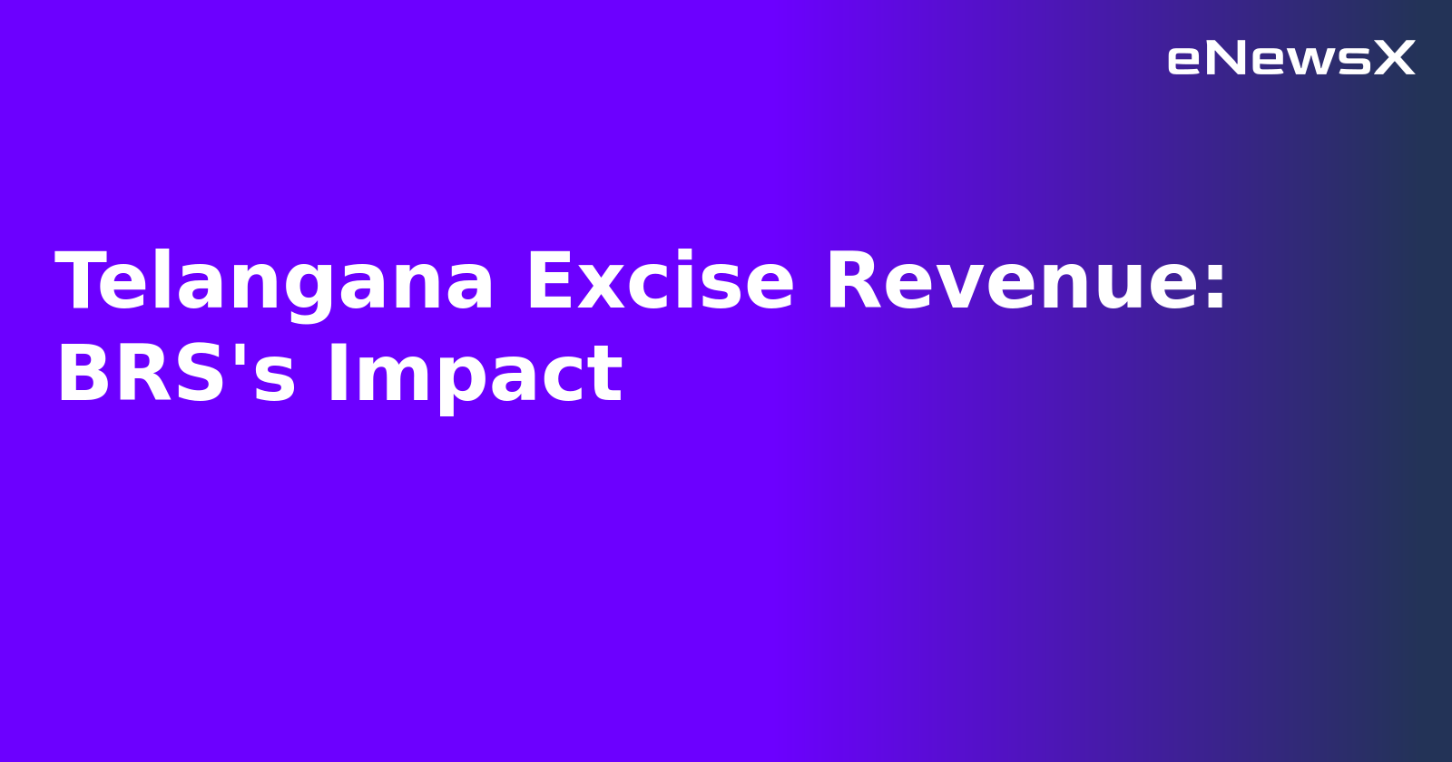Telangana Excise Revenue: BRS's Impact.webp