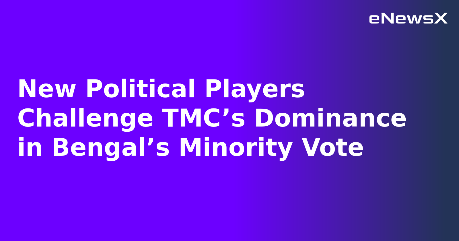 New Political Players Challenge TMC’s Dominance in Bengal’s Minority Vote.webp