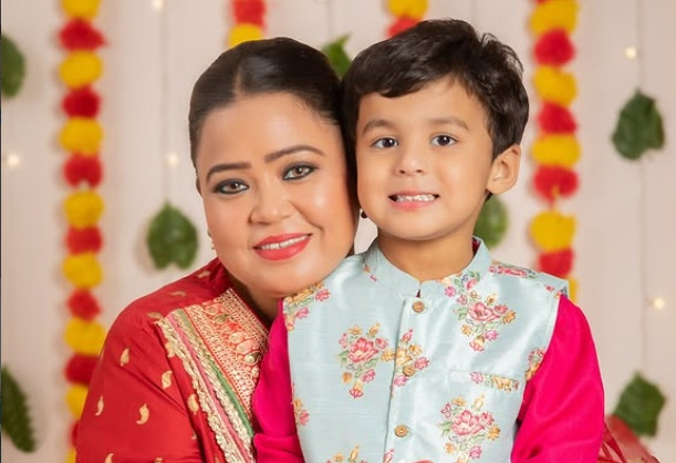 Bharti Singh's Son Wants a Pedicure at Tejasswi Prakash's Salon.webp