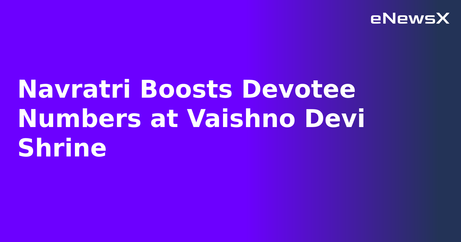 Navratri Boosts Devotee Numbers at Vaishno Devi Shrine.webp