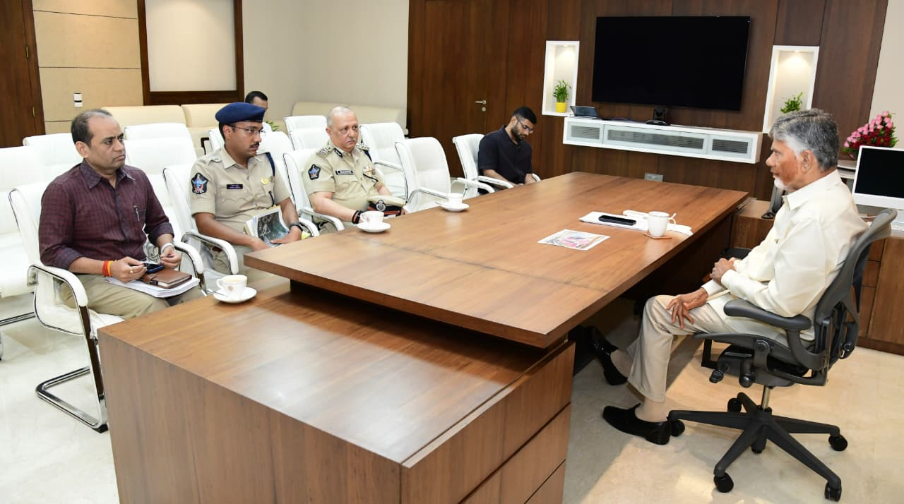 Amaravati Fires: Chief Minister Directs Security Review.webp