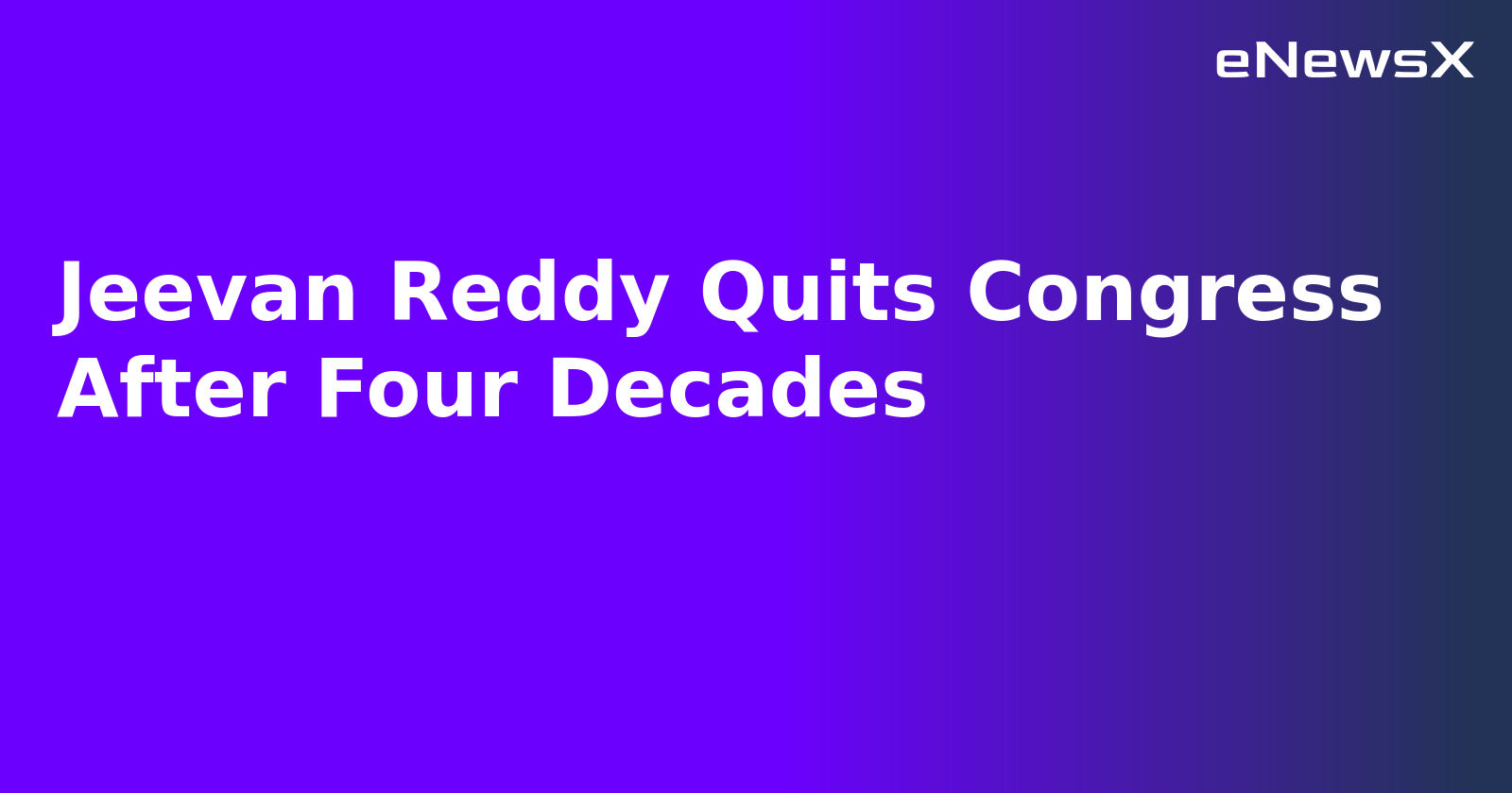 Jeevan Reddy Quits Congress After Four Decades.webp