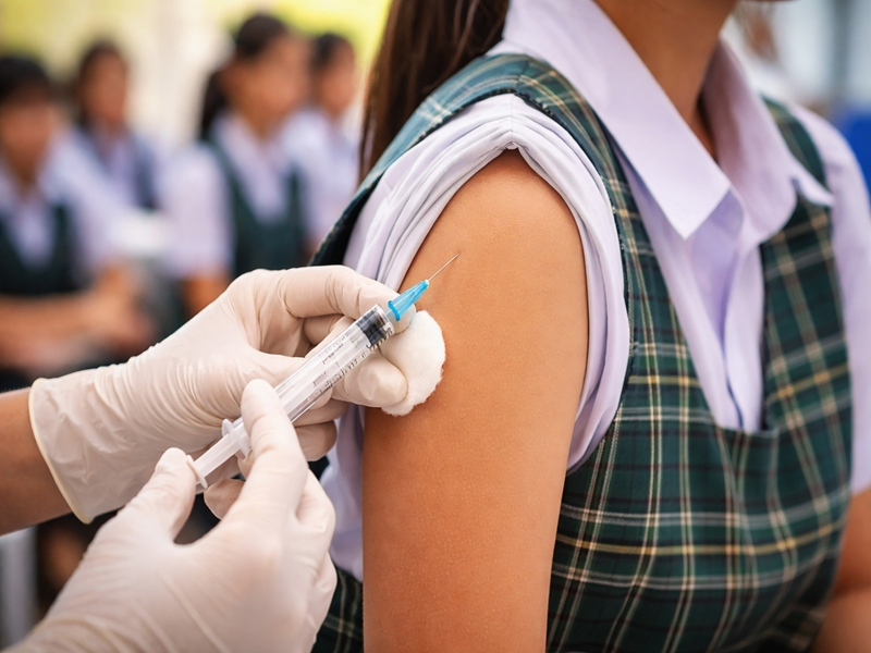 Over 2 Lakh Girls Vaccinated Against HPV in Madhya Pradesh