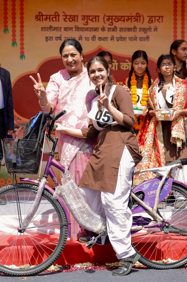 Delhi Government Provides Free Bikes to Class IX Students.webp