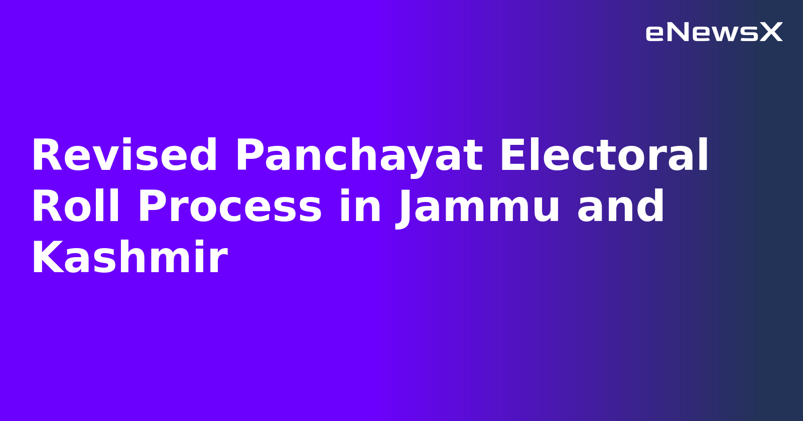 Revised Panchayat Electoral Roll Process in Jammu and Kashmir.webp