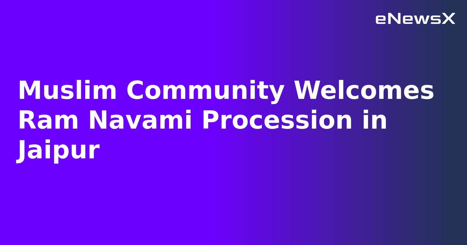 Muslim Community Welcomes Ram Navami Procession in Jaipur.webp