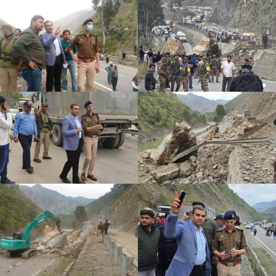 NH-44 Clearance Complete: Traffic Movement Restored in Ramban.webp