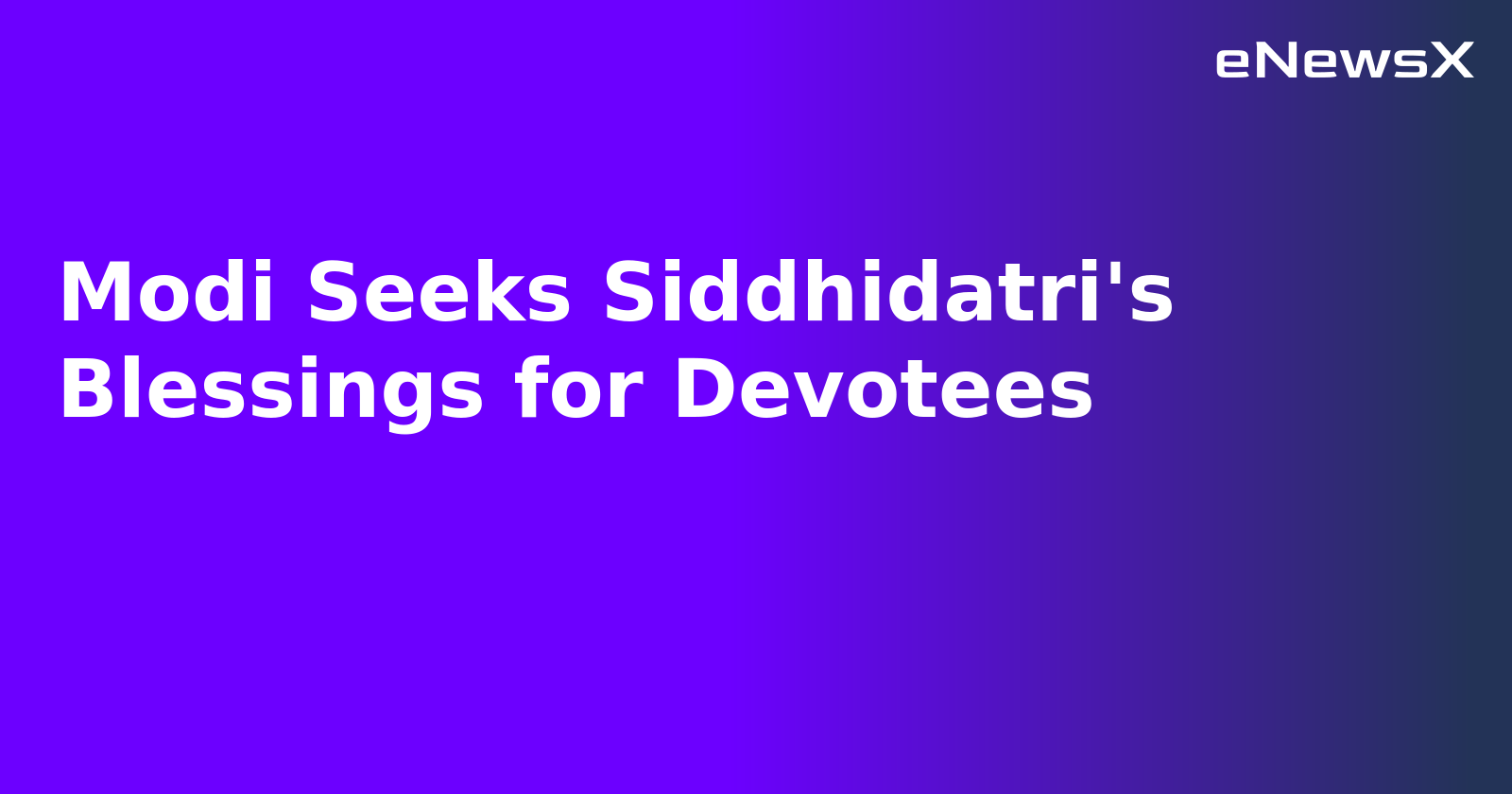 Modi Seeks Siddhidatri's Blessings for Devotees.webp