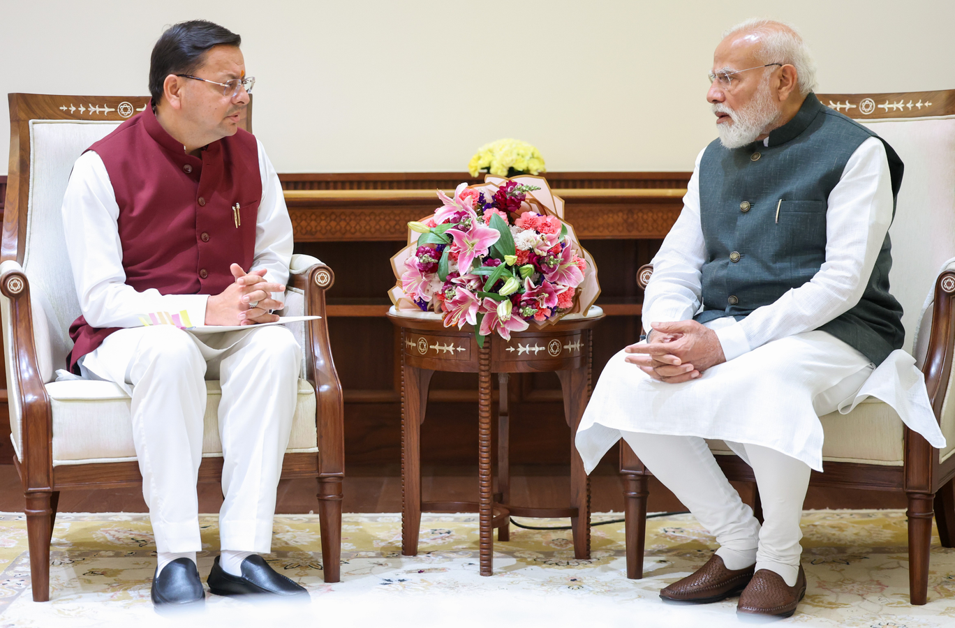 Uttarakhand CM Details Progress to PM Modi – Infrastructure, Tourism, and More.webp