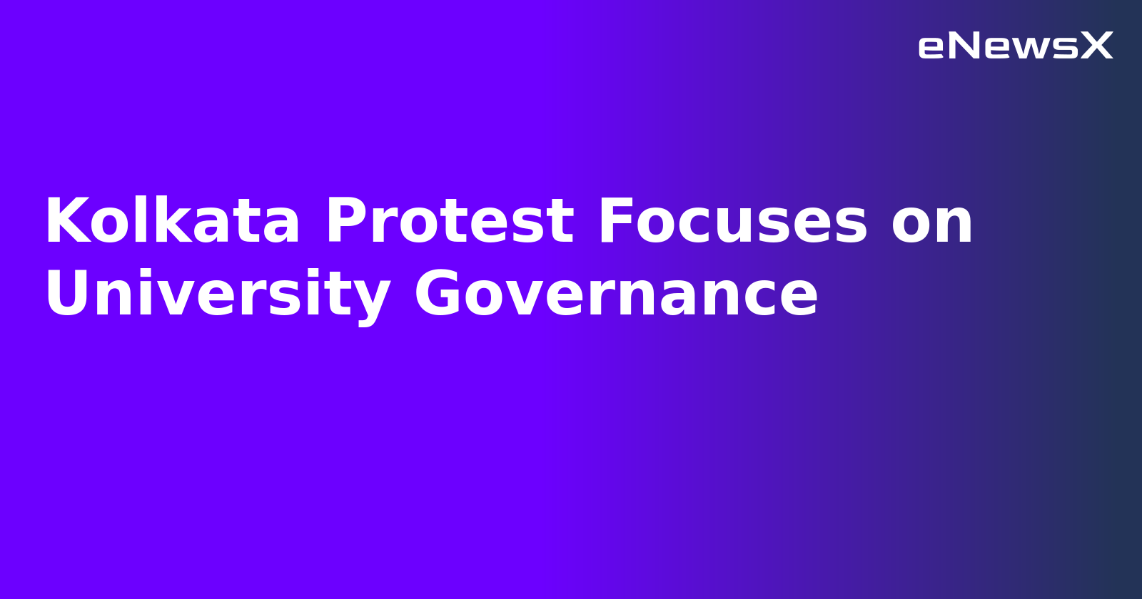 Kolkata Protest Focuses on University Governance.webp