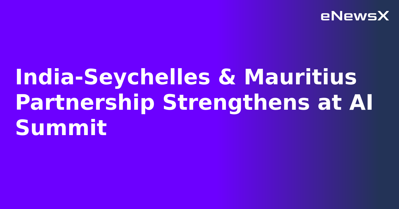 India-Seychelles & Mauritius Partnership Strengthens at AI Summit.webp
