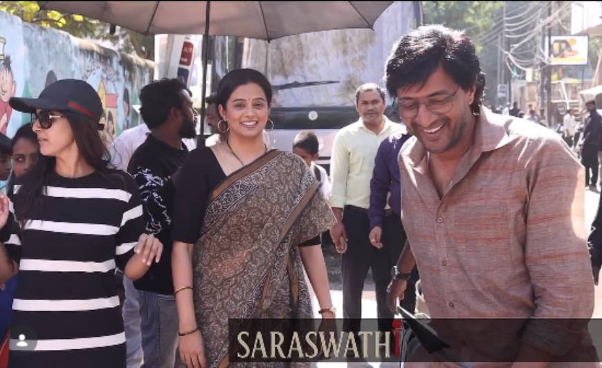 Priya Mani & Kishore Unveiled in 'Saraswathi' First Looks.webp Priya Mani & Kishore Unveiled in 'Saraswathi' First Looks.webp