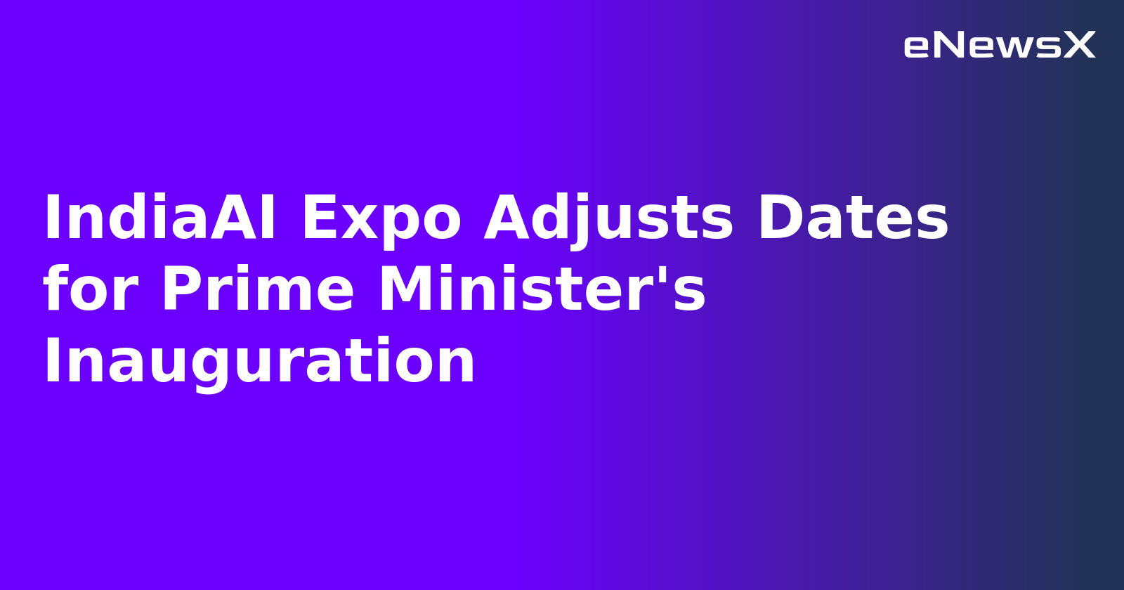 IndiaAI Expo Adjusts Dates for Prime Minister's Inauguration.webp